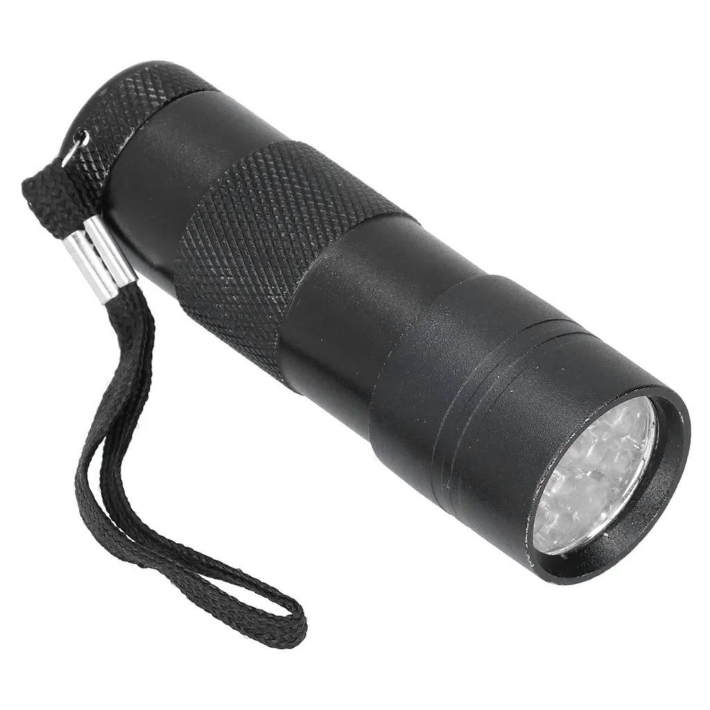 395nm, mini torcia LED ultravioletta/luce nera, torcia LED UV, rilevatore di urina e macchie di animali domestici, trova le macchie sui vestiti | Leroy Merlin