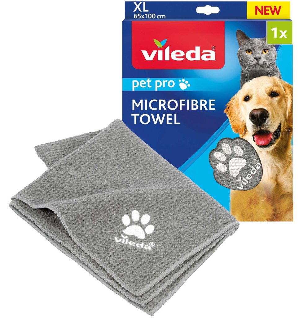 Uterák z mikrovlákna Vileda 65x100cm XL sivý Obrázok produktu 