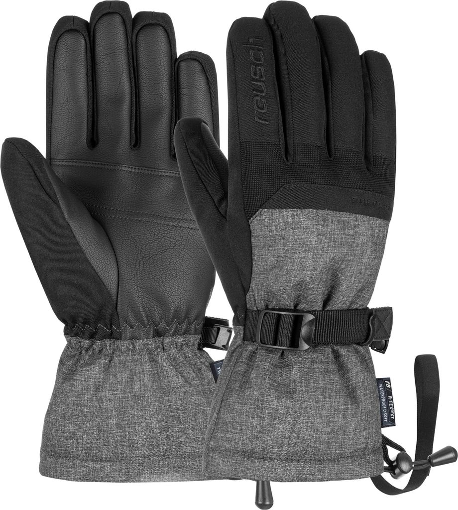 Reusch Fingerhandschuhe Outset R-TEX XT mit TecFill-Kunstfaserisolierung 7721 black/black melange 9