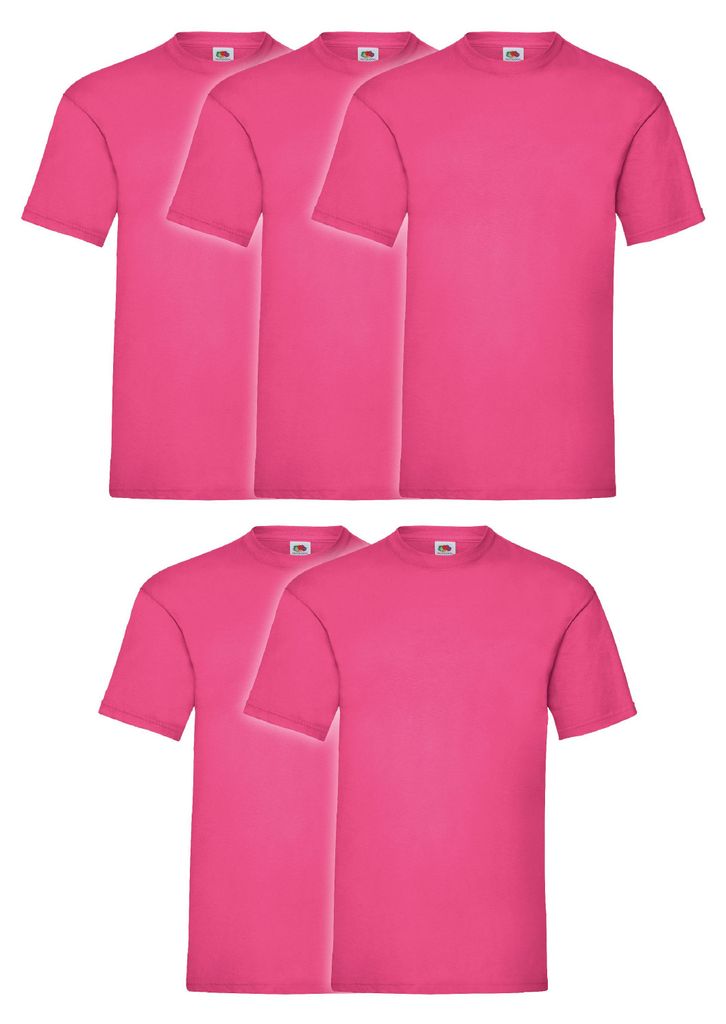 5er Pack Fruit of the Loom Valueweight T-Shirt + GRATIS Produktbild 
