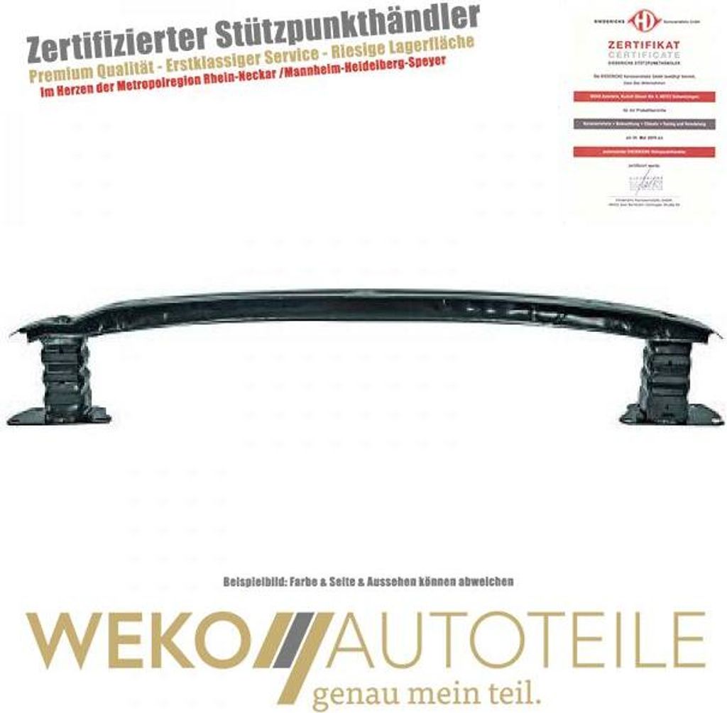 Träger Stoßstange hinten DIEDERICHS 4227665 für PEUGEOT