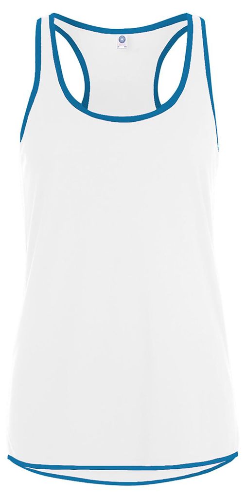 Starworld - Top für Damen, Sport LT5400 (M) (Weiß/Atollblau)
