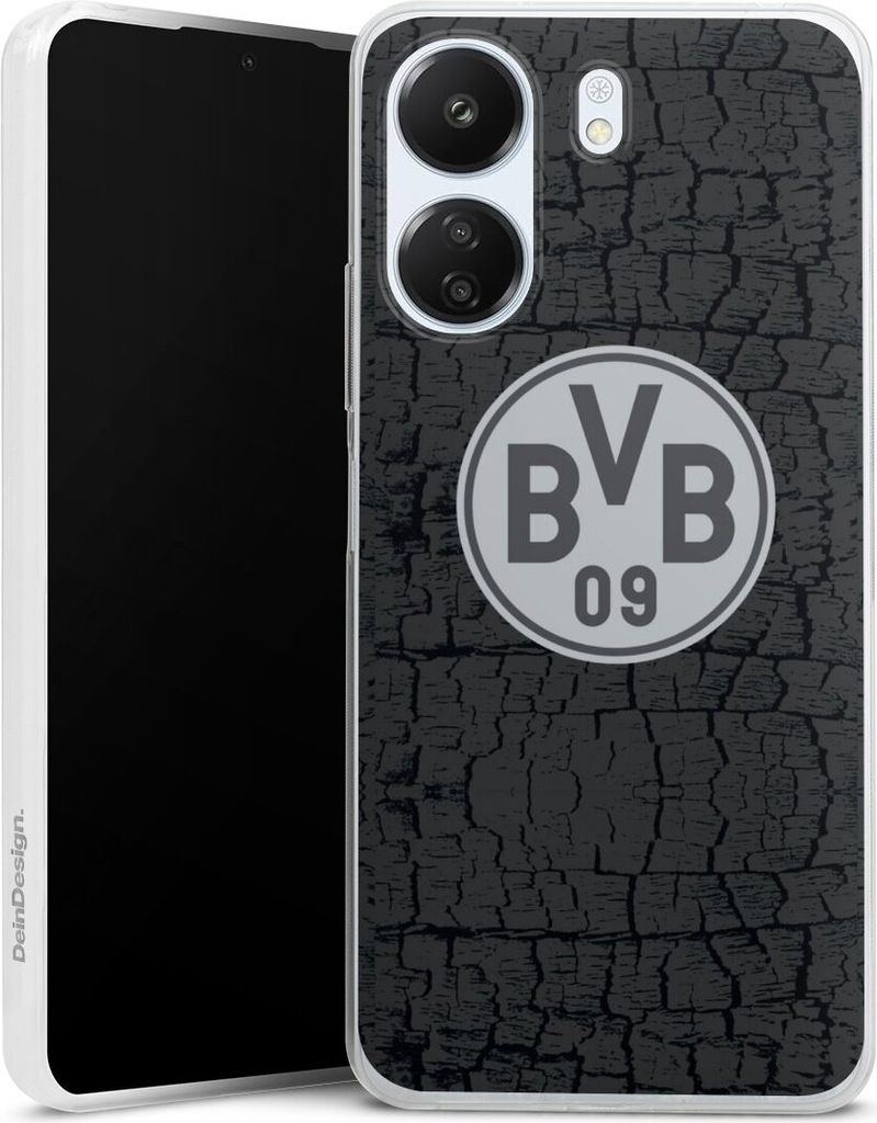 DeinDesign Slim Hülle für Xiaomi Redmi 13C 4G Silikon Case Ultra Dünn Handyhülle BVB Borussia Dortmund Trikot