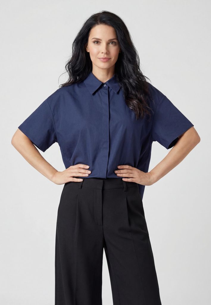 CHANCERY damen hemd - marine, L