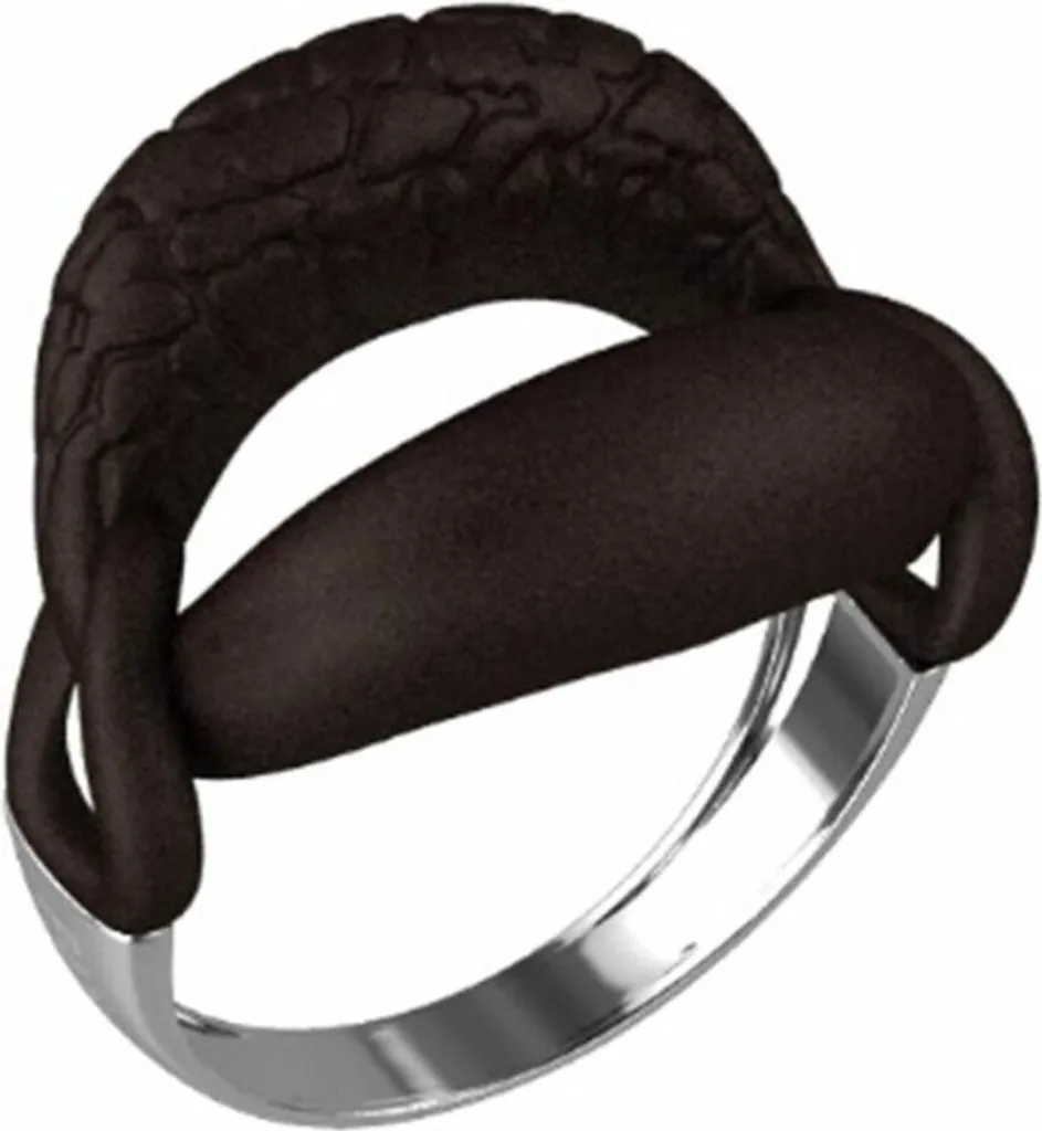 Anello Panarea AA152N Taglia 12 in Argento Nero - Eleganza Italiana Online