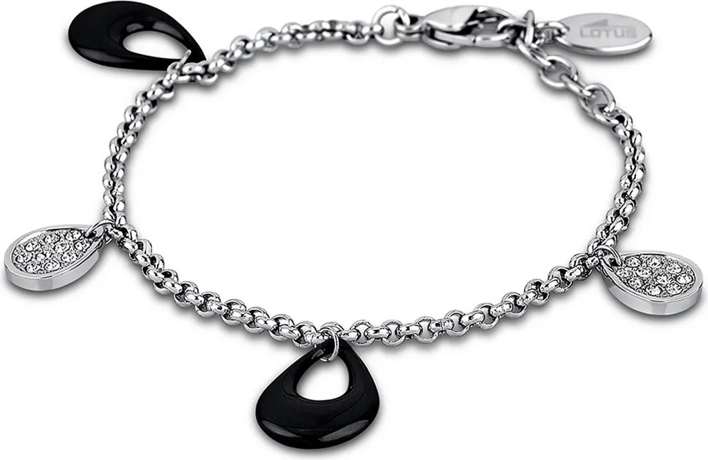 Bracelet hypoallergénique acier et céramique Lotus Style LS1706-2/2