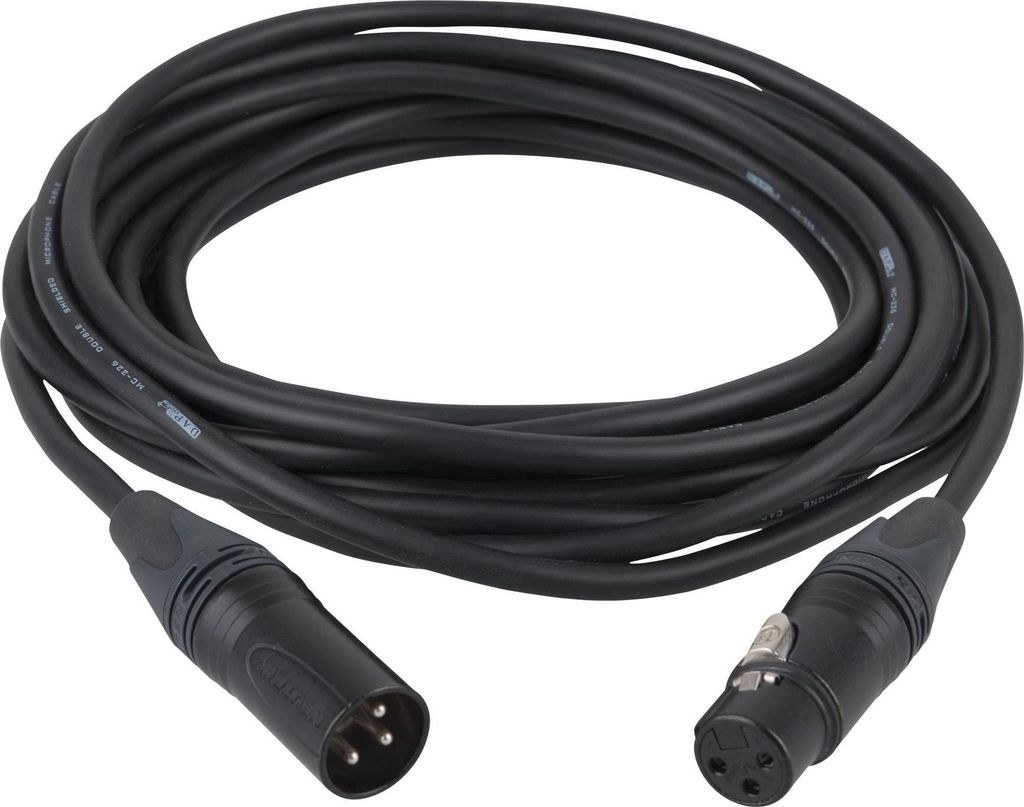 DAP FL72 - bal. XLR/M 3P to XLR/F 3P Neutrik XX series 10 m - schwarz