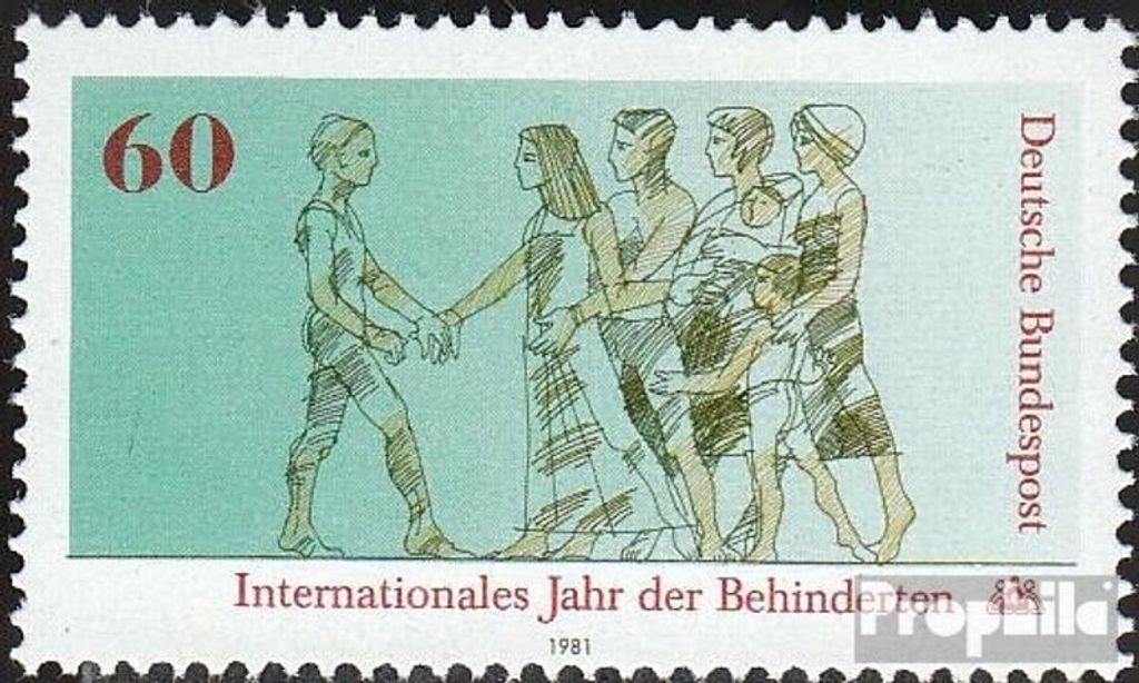 Briefmarken BRD (BR.Deutschland) 1981 Mi 1083 (kompl.Ausg.) FDC Internationales Jahr der Behinderten
