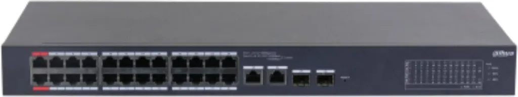 Dahua DH-CS4226-24ET-375 Commutateur Réseau L2 Gigabit PoE Noir