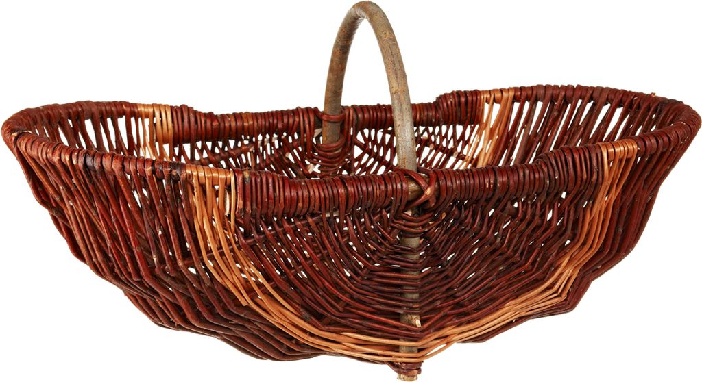 Dehner Weidenkorb mit Bügel, ca. 55 x 34 cm, Weidengeflecht Produktbild 