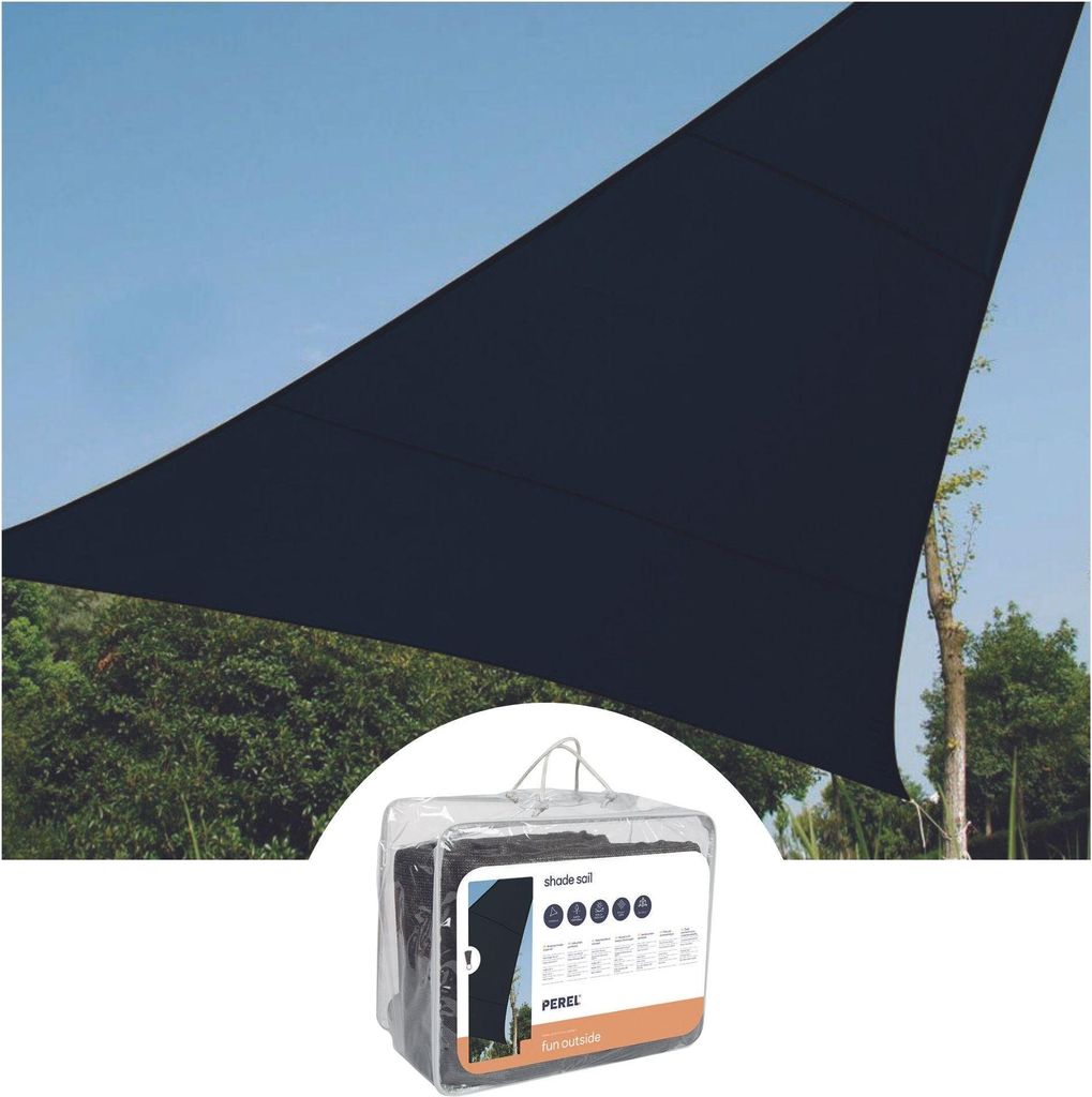 Sonnensegel durchlässig - Dreieck - 3,6 x 3,6 x 3,6 m - Produktbild 