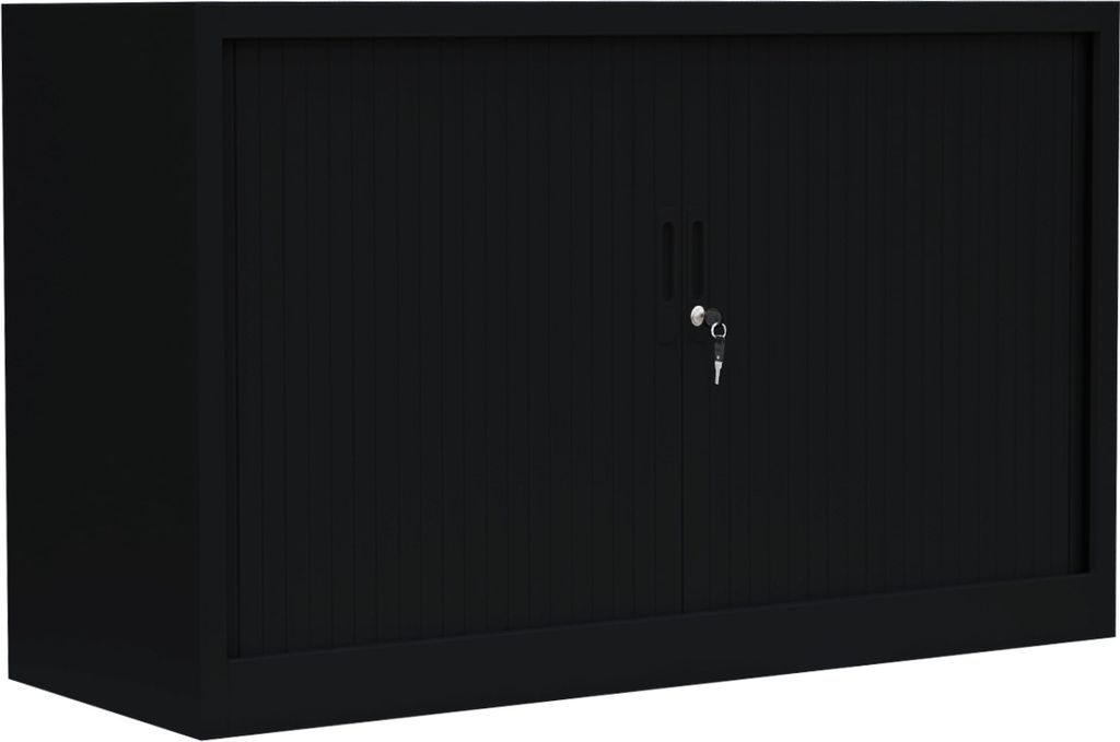 Querrollladenschrank Sideboard 120cm breit Aktenschrank Rolladenschrank 555129