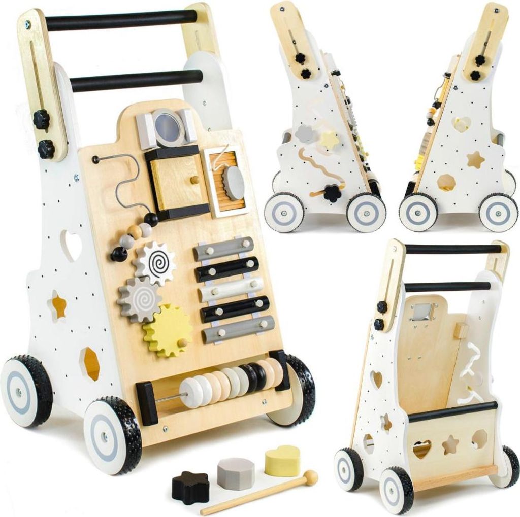 jeździk pchacz drewniany chodzik dla dziecka dzieci tablica Zdjęcie produktu 