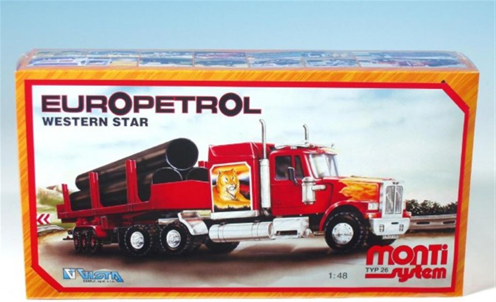 Stavebnice Monti 26 Europetrol Western star 1:48 Obrázek produktu 