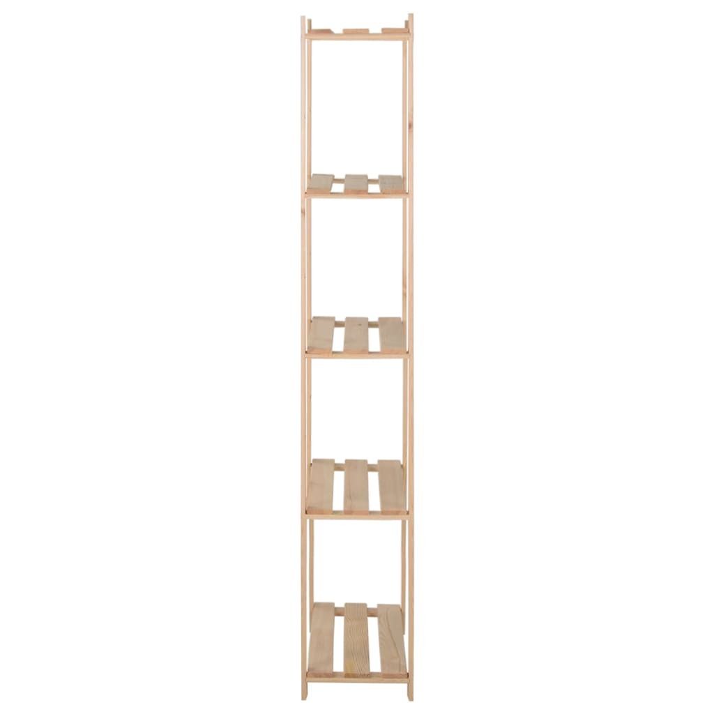 Hochwertigen Möbel Lager- & Regalsysteme - Braun Lagerregal mit 5 Böden 80x28,5x170cm Massivholz Kiefer NEU7525895