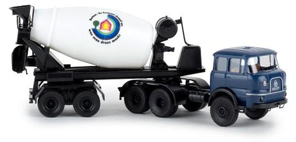 Brekina 84131 - 1/87 Krupp SF 980 Betonmischer-SZ - Beton, es kommt drauf an...