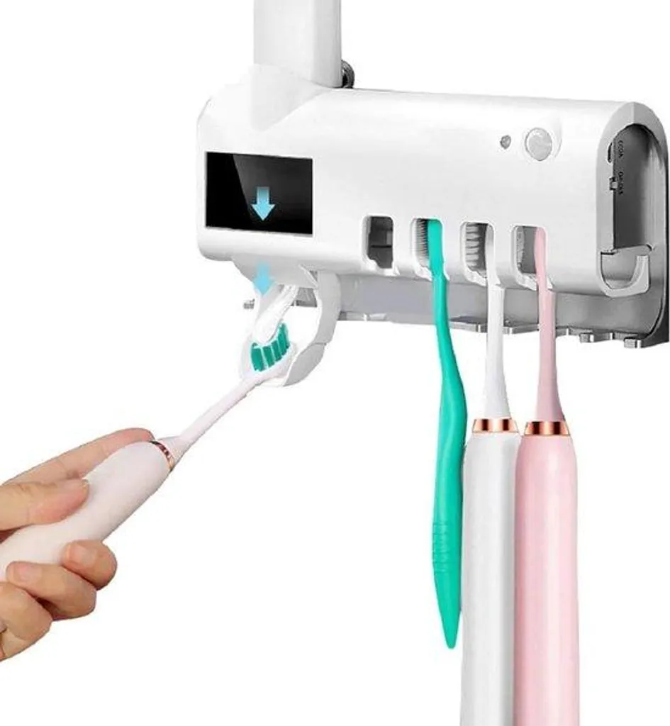 Stérilisateur brosse à dents UV pour salle de bain propre et organisée