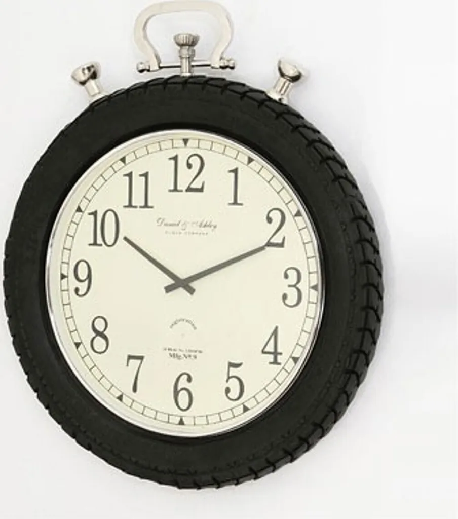 Casa Padrino Horloge Murale Vintage Rallye en Aluminium Design - 40cm