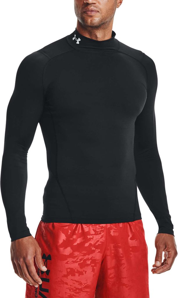 Under Armour HeatGear Mock Langarm-Baselayer-T-Shirt, Produktbild 
