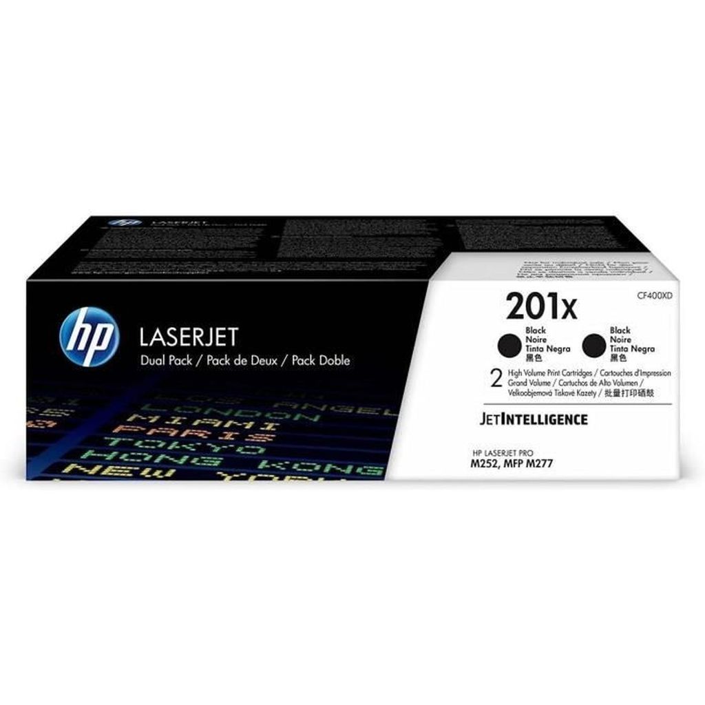 HP 201X – zestaw 2 oryginalnych czarnych wkładów z tonerem Zdjęcie produktu 