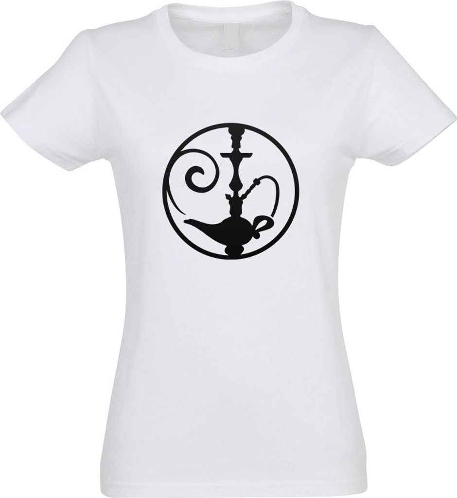 Kiwistar - T-Shirt tailliert - Damen - Weiss - Wunderlampe - mit Motiv Bedruckt - Funshirt Design - Sport - Freizeit - Damen - S