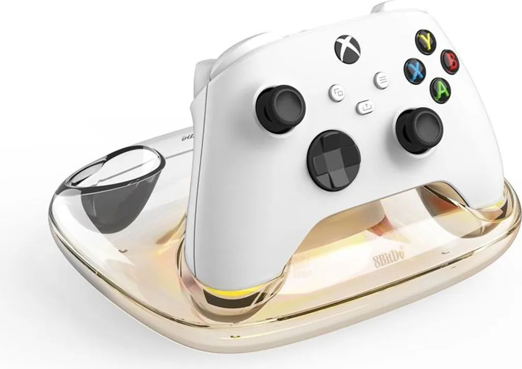 Station 8BitDo avec batterie rechargeable pour manette Xbox Series Blanc