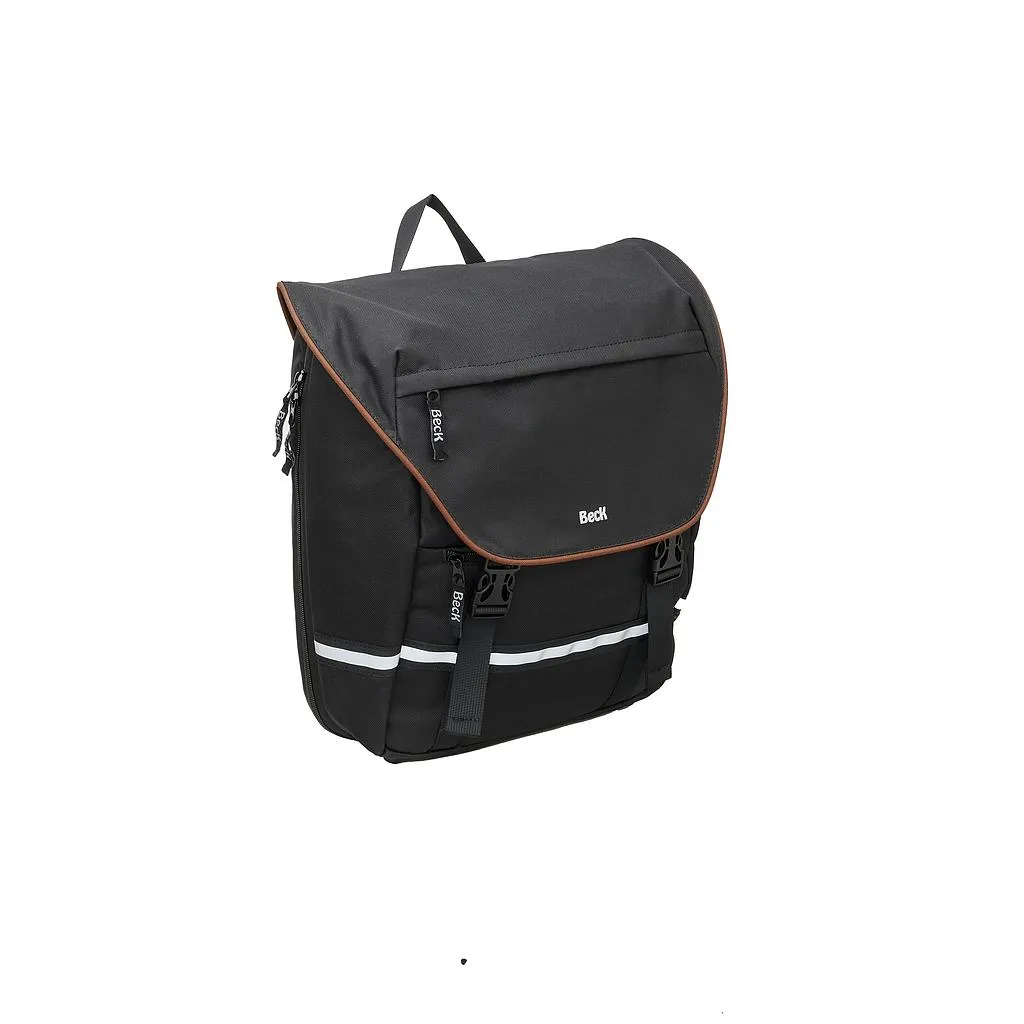 Sacoche Vélo Anti-Pluie Beck Sprtv Single Braun - Transportez au Sec 17L