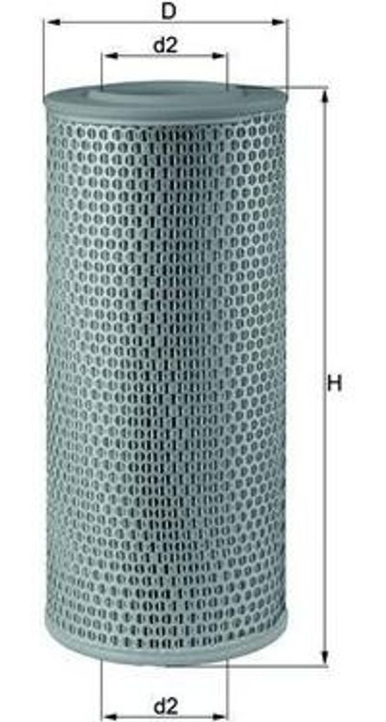Luftfilter MAHLE LX 610 für VW GOLF PLUS (5M1, 521) Filtereinsatz