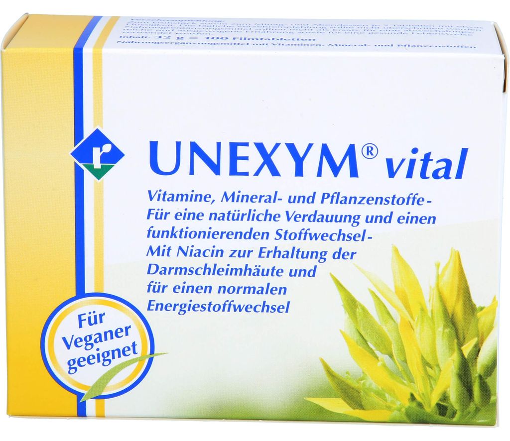 UNEXYM vital Filmtabletten für eine natürliche Verdauung, Produktbild 