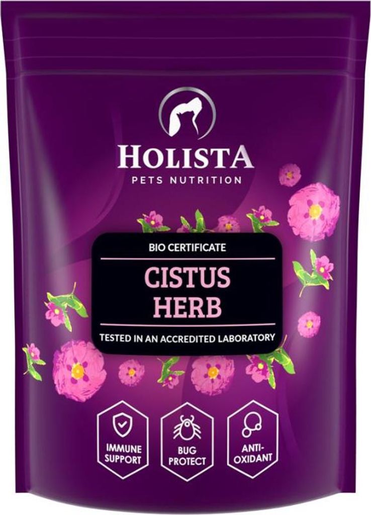 HOLISTA Cistus herb - nahrungsergänzungsmittel für hunde und katzen - 500g
