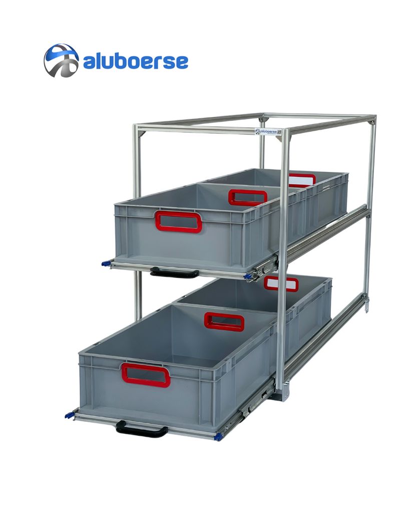 Heckauszug für Euroboxen (400mm) – ohne Top-Ablage -  Produktbild 