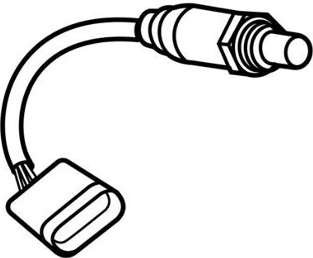 VALEO Lambdasonde passend für MERCEDES-BENZ C-Klasse Limousine (W203) vor-Kat Planarsonde Beheizt 350mm 368277