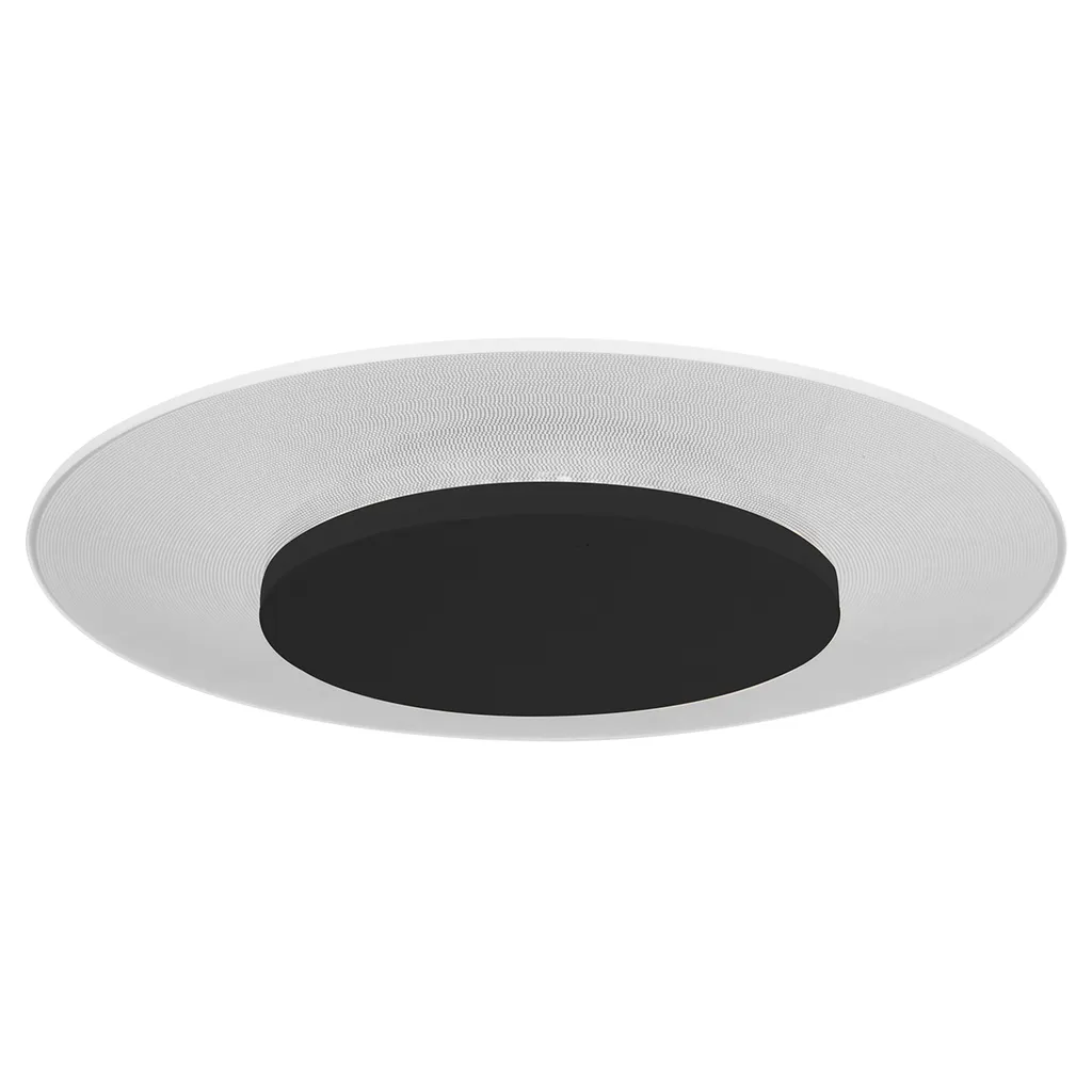 Illuminazione LED Ufficio Steinhauer Lido 7799ZW Nero Ø 42cm 24W