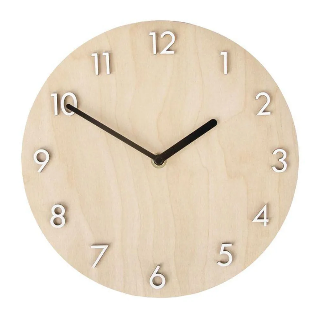 Numeri in legno per orologio fai da te, serie da 1 a 12, 2,5 cm