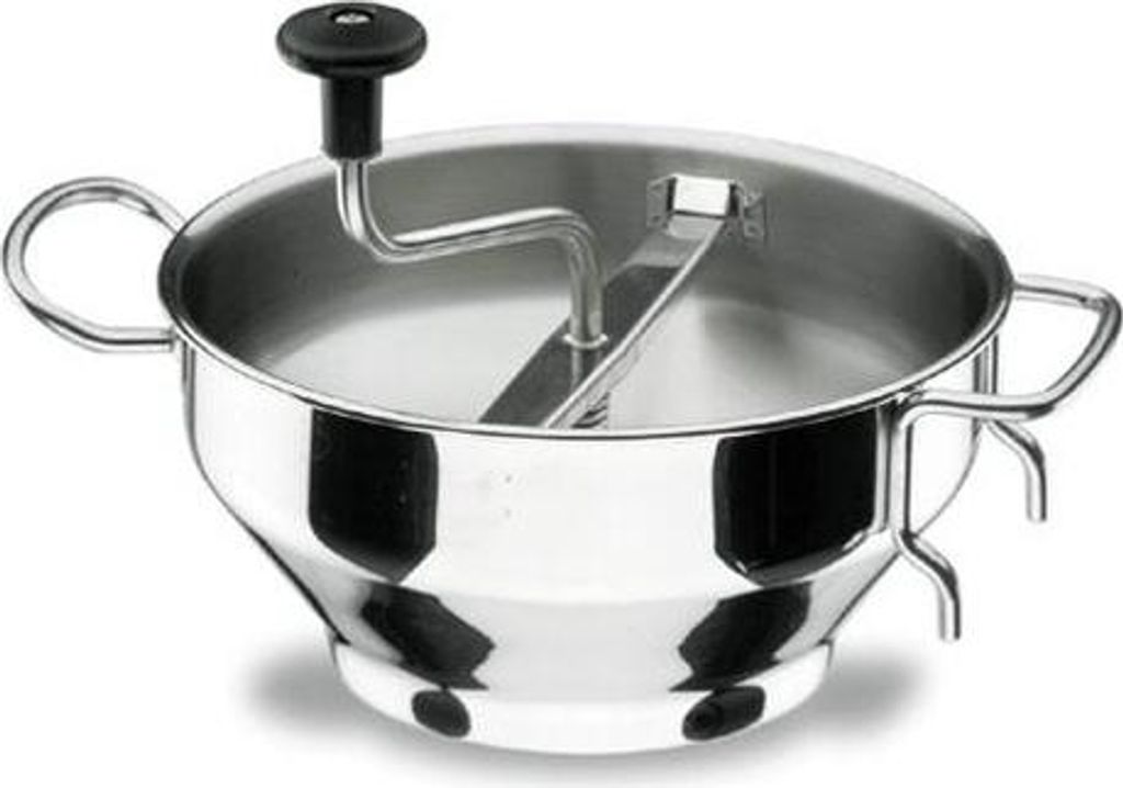 Lacor Edelstahl-Passiersieb Ø 32cm – Hochwertige Küchenhilfe mit 2 Einsätzen
