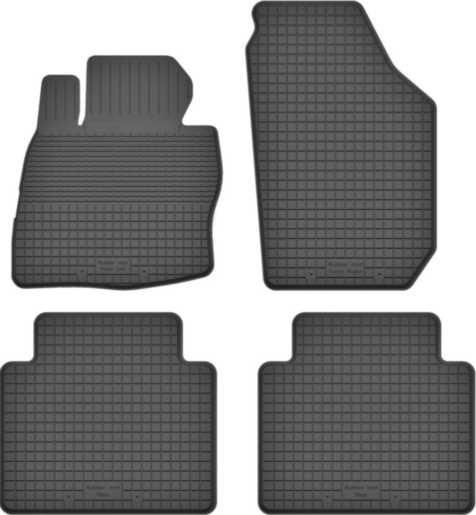 Gummi-Automatten, 4er-Set, universell für: Honda Jazz III Fließheck (2011-2014)