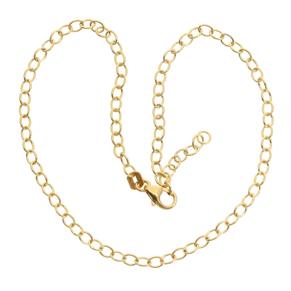 Fußkettchen echt Gold 333 (8 kt) in 28 cm stufenlos verstellbar