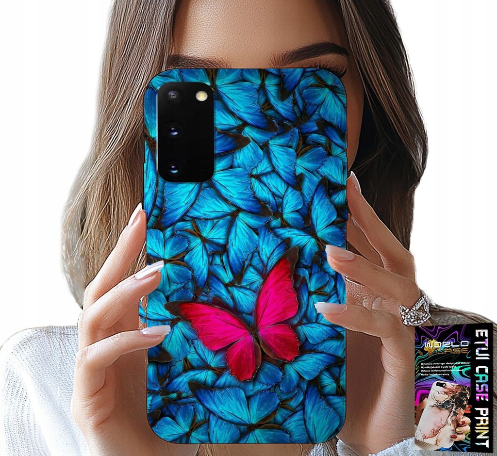 Hülle Für Samsung Galaxy S20 - Blauer Schmetterling, Schmetterling, Feminine Designs