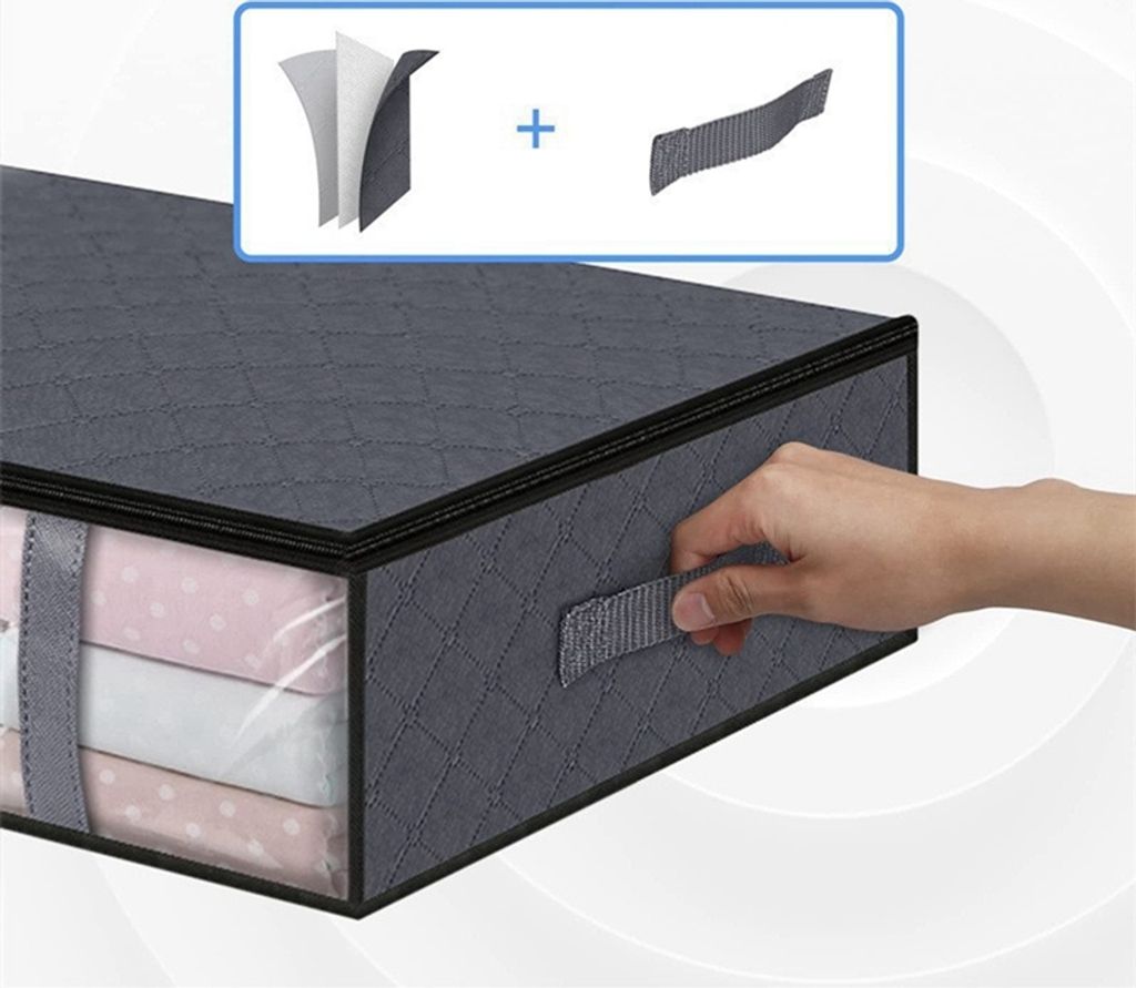 2 Stück Aufbewahrungstaschen, Unterbett Aufbewahrungsbox, Produktbild 4