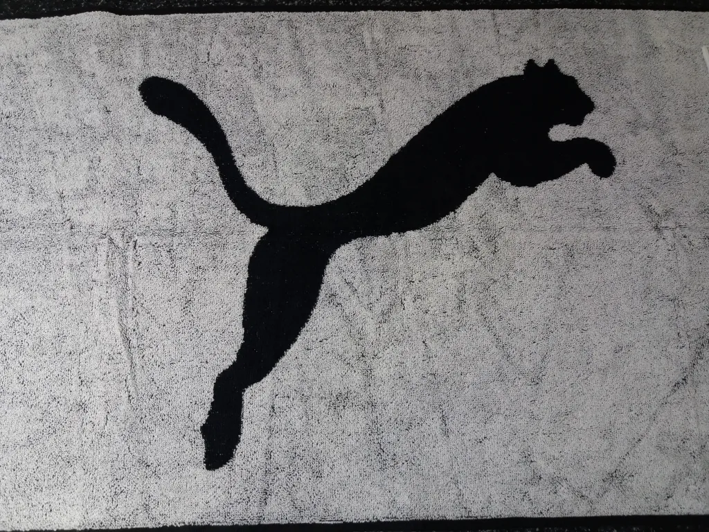 Serviette Puma Noire 70x140cm - Coton Absorbant et Séchage Très Rapide - 14