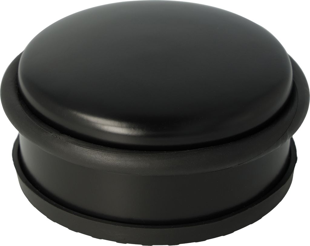 Westcott Türstopper aus Edelstahl Schwarz | Runder Produktbild 
