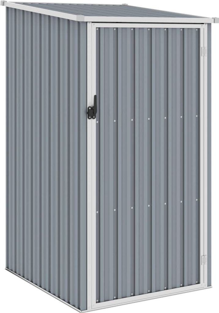 Gerätehaus Grau 87x98x159 cm Verzinkter Stahl