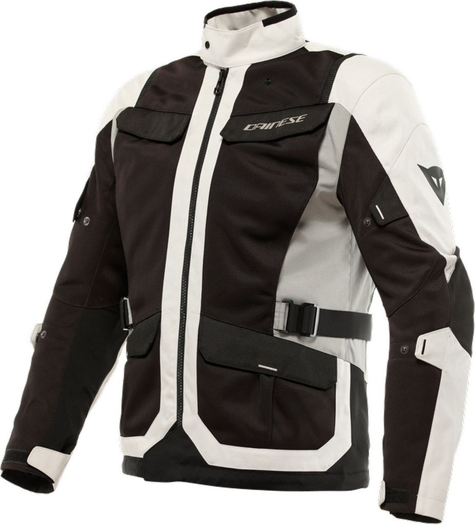 Dainese Desert Tex Motorrad Textiljacke, schwarz/beige, 48