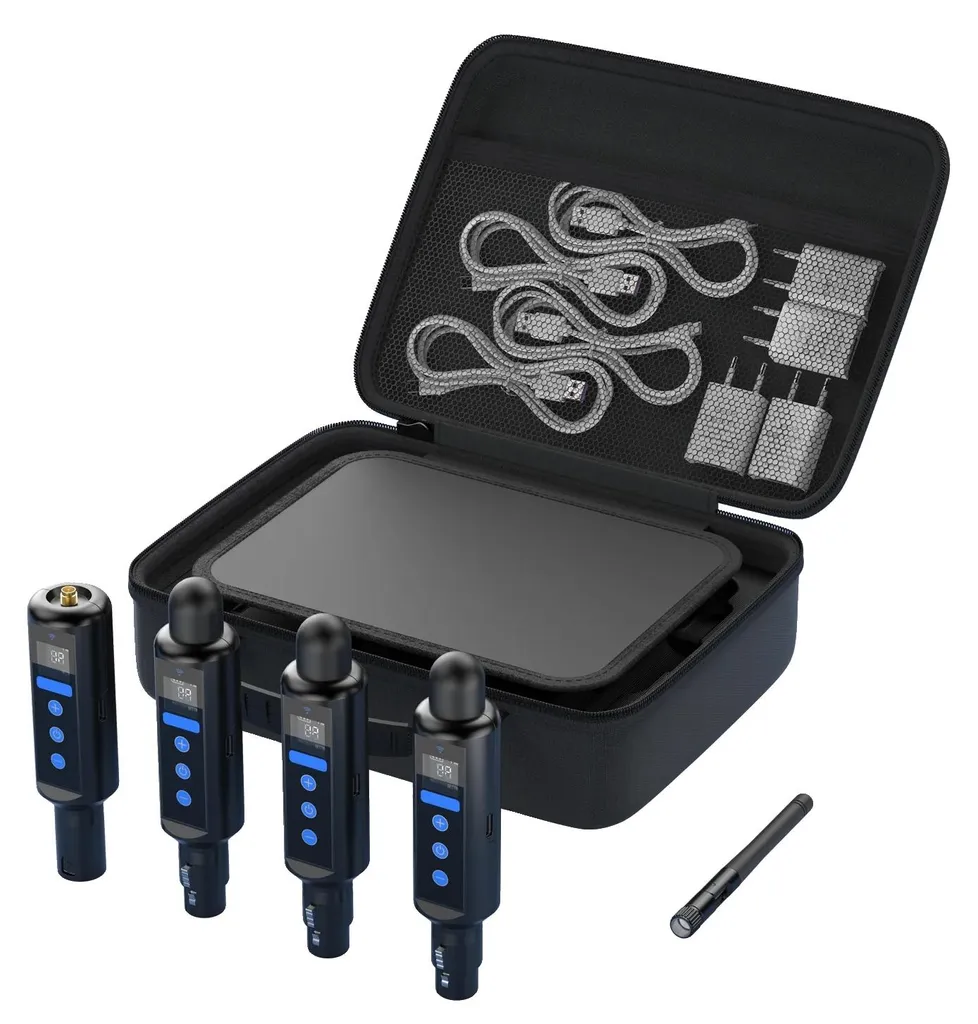 Émetteur DMX512 sans fil tactile avec signal stable et portée étendue