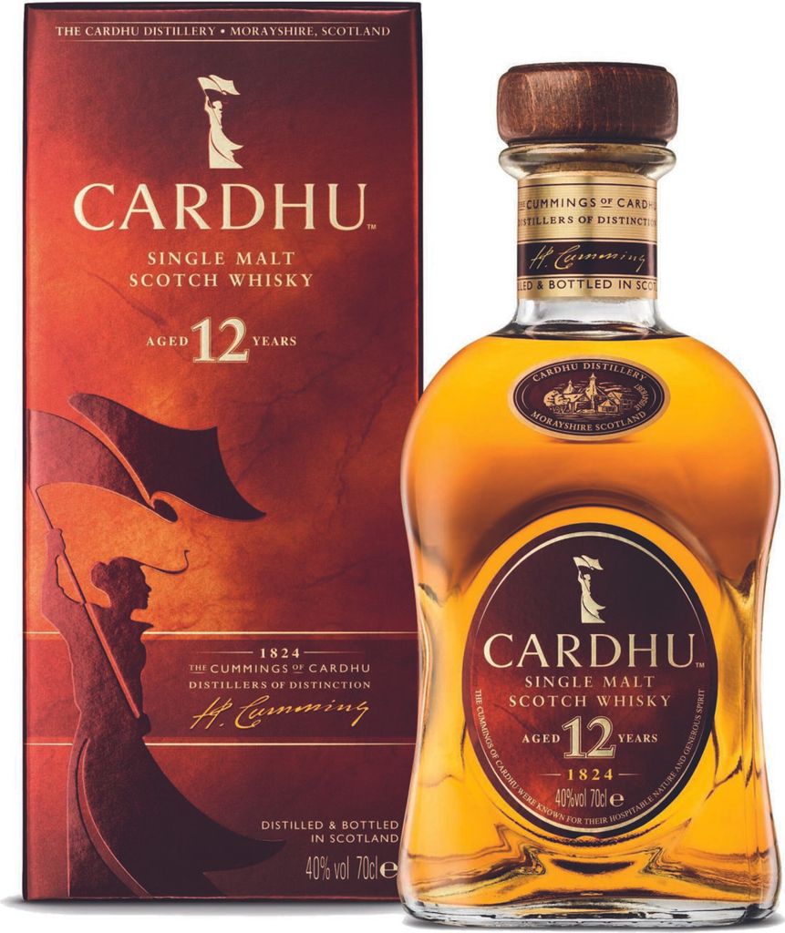 Cardhu 12 Jahre Single Malt Scotch Whisky in Produktbild 