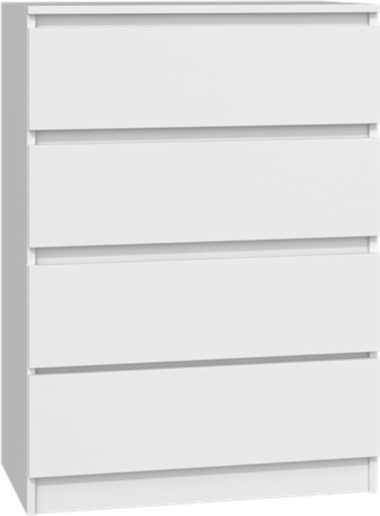 VBChome Komoda se 4 zásuvkami 70 x 40 x 97 cm Bílá Obrázek produktu 