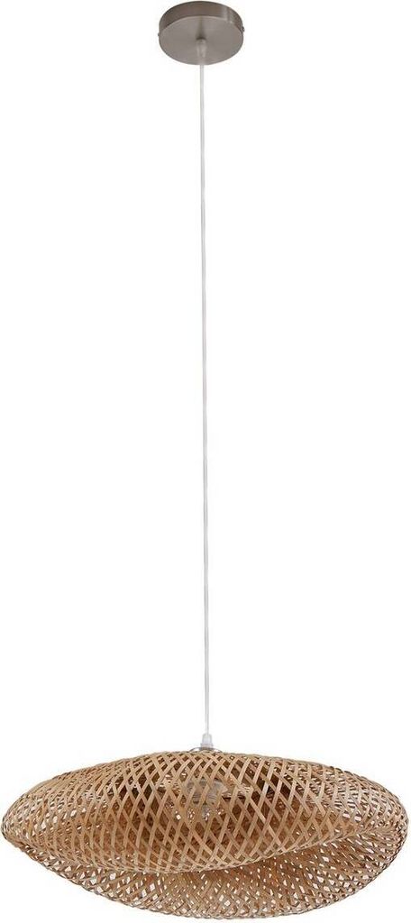 Lindby Hängeleuchte Eleane, Bambus, natur, Ø 50 cm