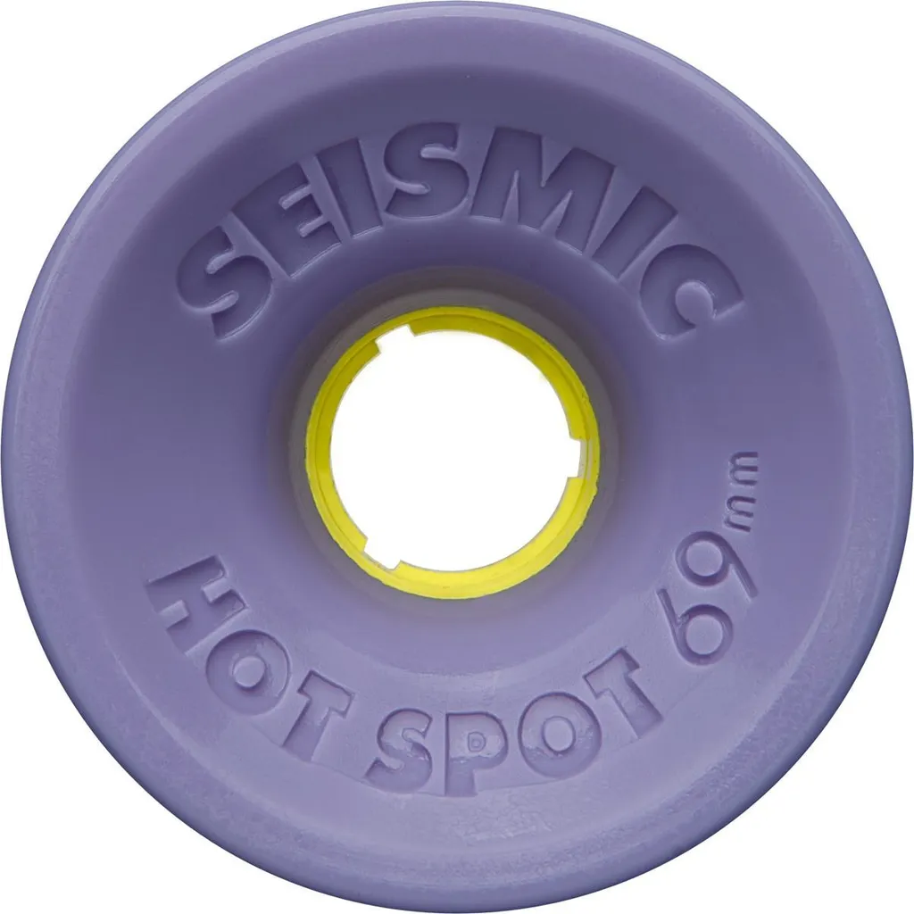 Roues de Skateboard Longboard Seismic Hot Spot 69mm 77a Gomme Defcon