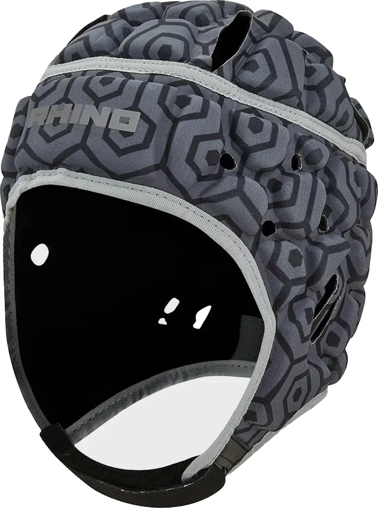 Casque de protection Rugby pour Enfant Rhino Pro Noir RD1647 en Taille S