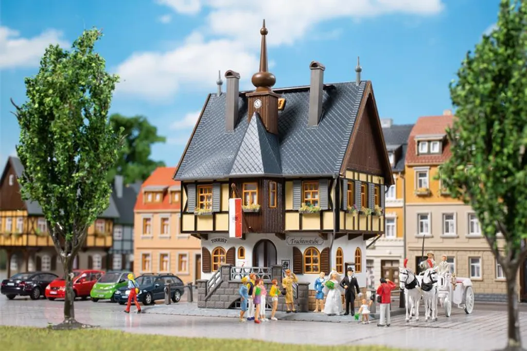 Auhagen 12350 Hôtel de Ville Historique H0 TT Maquette d'Architecture